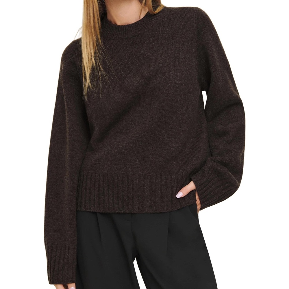 Reformation Calloway Sweater in Espresso - Picture 3 of 3